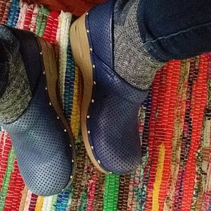 Dansko Blue Clogs